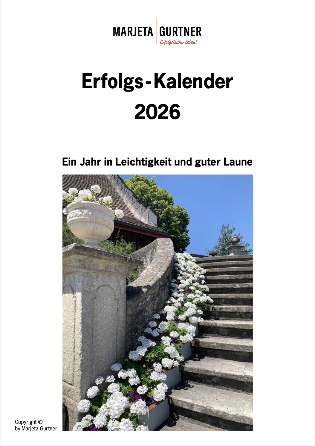 Frontseite vom Erfolgs-Kalender 2026